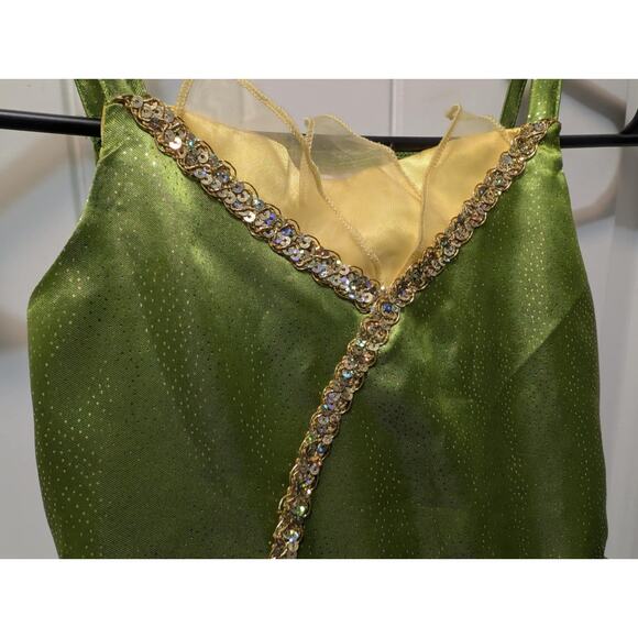 Disguise Disney Tiana Girls 5-6 Princess & The Frog Halloween Costume Dress - Picture 3 of 12